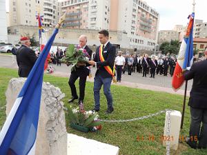 2022 10 23 TOULON CEREMONIE DU 38 EME ANNIVERSAIRE DE L ATTENTAT DU DRAKKAR A BEYROUTH (93)